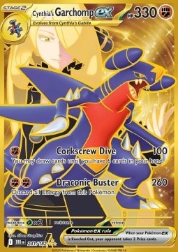 Cynthia's Garchomp ex - Destined Rivals (Secret Rare) [DRI-241]