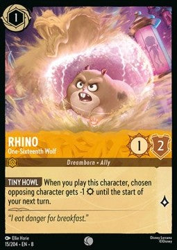 Rhino - One-Sixteenth Wolf - Reign of Jafar (Common) [8JAF-15]