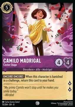 Camilo Madrigal - Center Stage - Reign of Jafar (Common) [8JAF-75]