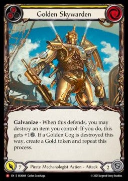 Golden Skywarden (Rainbow Foil) - High Seas (Majestic) [SEA-004]