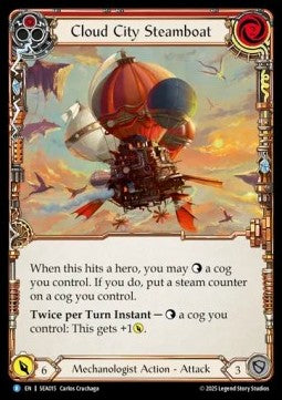 Cloud City Steamboat (Red) (Regular) - High Seas (Rare) [SEA-015]