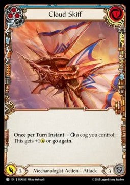 Cloud Skiff (Blue) (Regular) - High Seas (Common) [SEA-026]