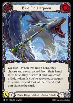 Blue Fin Harpoon (Regular) - High Seas (Rare) [SEA-089]