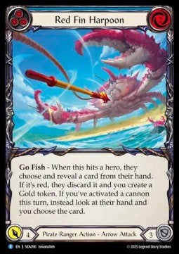 Red Fin Harpoon (Regular) - High Seas (Rare) [SEA-090]