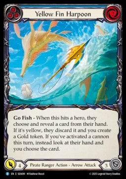Yellow Fin Harpoon (Regular) - High Seas (Rare) [SEA-091]