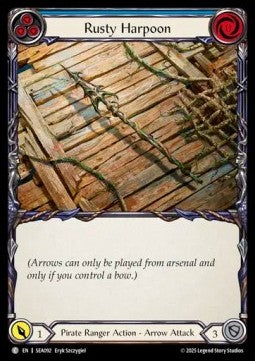 Rusty Harpoon (Rainbow Foil) - High Seas (Common) [SEA-092]