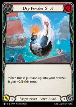 Dry Powder Shot (Rainbow Foil) - High Seas (Common) [SEA-106]
