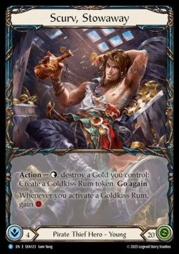 Scurv, Stowaway (Regular) - High Seas (Rare) [SEA-123]