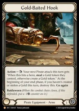 Gold-Baited Hook (Rainbow Foil) - High Seas (Legendary) [SEA-125]