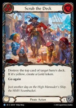 Scrub the Deck (Regular) - High Seas (Rare) [SEA-147]