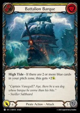 Battalion Barque (Yellow) (Regular) - High Seas (Common) [SEA-153]