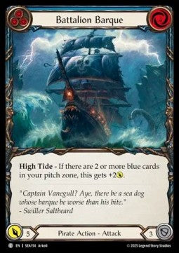 Battalion Barque (Blue) (Regular) - High Seas (Common) [SEA-154]