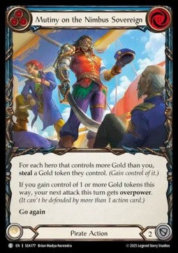 Mutiny on the Nimbus Sovereign (Rainbow Foil) - High Seas (Common) [SEA-177]
