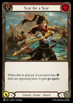 Scar for a Scar (Regular) - High Seas (Common) [SEA-218]
