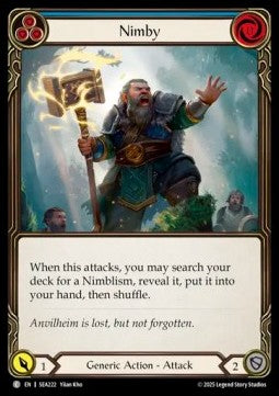 Nimby (Blue) (Rainbow Foil) - High Seas (Common) [SEA-222]