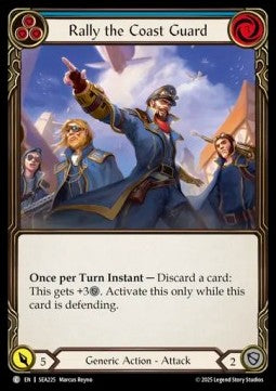 Rally the Coast Guard (Blue) (Regular) - High Seas (Common) [SEA-225]