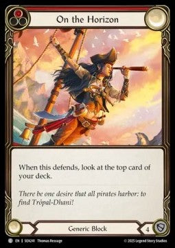 On the Horizon (Red) (Rainbow Foil) - High Seas (Common) [SEA-241]