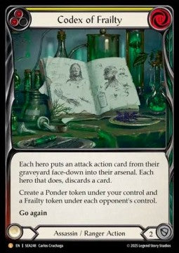 Codex of Frailty (Rainbow Foil) - High Seas (Legendary) [SEA-248]