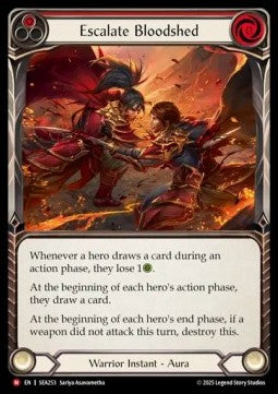 Escalate Bloodshed (Rainbow Foil) - High Seas (Majestic) [SEA-253]