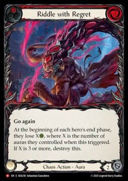 Riddle with Regret (Rainbow Foil) - High Seas (Majestic) [SEA-256]