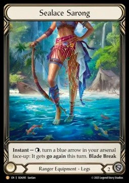Sealace Sarong (Extended Art Cold Foil) - High Seas (Legendary) [SEA-095]