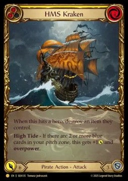 HMS Kraken (Cold Foil) - High Seas (Rare) [SEA-135]