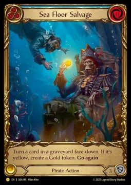 Sea Floor Salvage (Extended Art Cold Foil) - High Seas (Rare) [SEA-146]