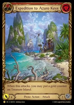 Expedition to Azuro Keys (Cold Foil) - High Seas (Common) [SEA-155]