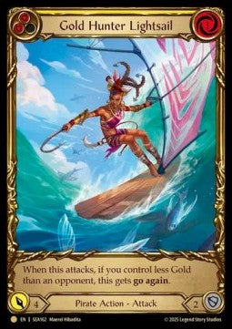 Gold Hunter Lightsail (Cold Foil) - High Seas (Common) [SEA-162]