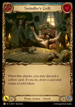 Swindler's Grift (Blue) (Cold Foil) - High Seas (Common) [SEA-171]