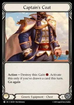 Captain's Coat (Cold Foil) - High Seas (Common) [SEA-181]