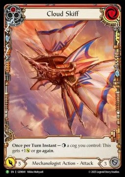 Cloud Skiff (Red) (Extended Art Regular) - GEM Pack Promos (Promo) [GEM-041]