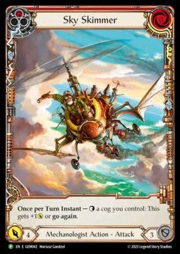 Sky Skimmer (Red) (Extended Art Regular) - GEM Pack Promos (Promo) [GEM-042]