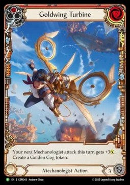 Goldwing Turbine (Red) (Extended Art Rainbow Foil) - GEM Pack Promos (Promo) [GEM-043]