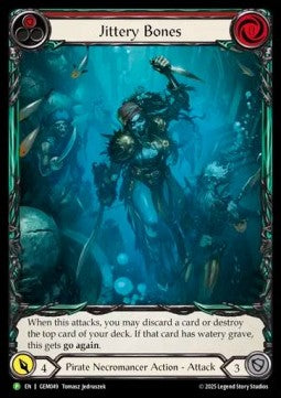 Jittery Bones (Red) (Extended Art Regular) - GEM Pack Promos (Promo) [GEM-049]