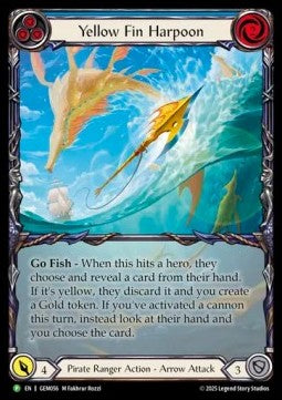 Yellow Fin Harpoon (Extended Art Rainbow Foil) - GEM Pack Promos (Promo) [GEM-056]