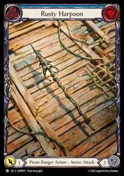 Rusty Harpoon (Extended Art Rainbow Foil) - GEM Pack Promos (Promo) [GEM-057]