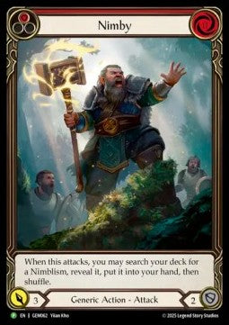 Nimby (Red) (Extended Art Rainbow Foil) - GEM Pack Promos (Promo) [GEM-062]