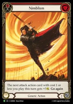 Nimblism (Red) (Extended Art Rainbow Foil) - GEM Pack Promos (Promo) [GEM-065]
