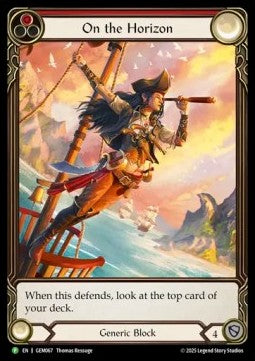 On the Horizon (Red) (Extended Art Regular) - GEM Pack Promos (Promo) [GEM-067]