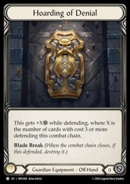 Hoarding of Denial (Cold Foil) - Mastery Pack: Guardian (Common) [MPG-009]