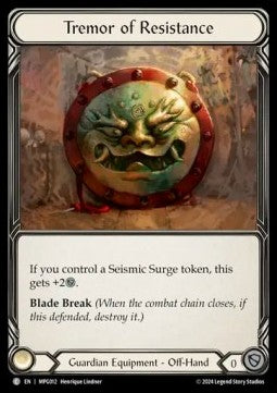 Tremor of Resistance (Cold Foil) - Mastery Pack: Guardian (Common) [MPG-012]