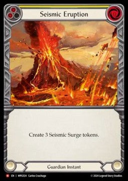 Seismic Eruption (Rainbow Foil) - Mastery Pack: Guardian (Majestic) [MPG-024]