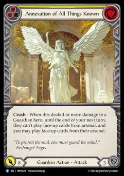 Annexation of All Things Known (Extended Art Rainbow Foil) - Mastery Pack: Guardian (Rare) [MPG-029]