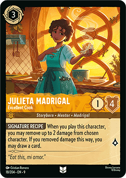 Julieta Madrigal - Excellent Cook - Fabled (Uncommon) [9FAB-18]