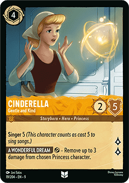 Cinderella - Gentle and Kind - Fabled (Uncommon) [9FAB-19]