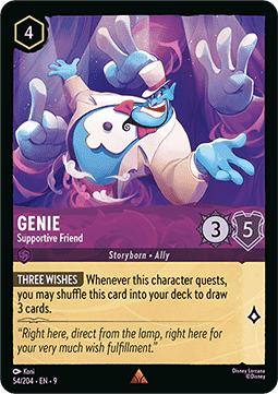 Genie - Supportive Friend - Fabled (Rare) [9FAB-54]