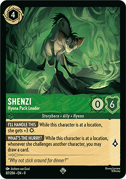 Shenzi - Hyena Pack Leader - Fabled (Super Rare) [9FAB-87]