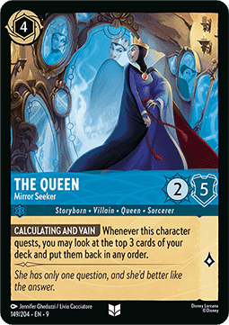The Queen - Mirror Seeker (V.1) - Fabled (Uncommon) [9FAB-149]