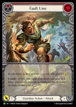 Fault Line (Extended Art Rainbow Foil) - FAB Promos (Promo) [FAB-328]